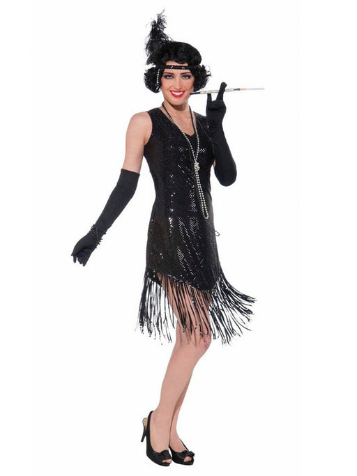 Womens Swinging in Sequins Costume - costumesupercenter.com