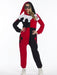 Women's DC Comics Harley Quinn Zipsters Costume - costumesupercenter.com