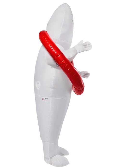 Adult Ghostbusters Classic No-Ghost Logo Inflatable Costume - costumesupercenter.com