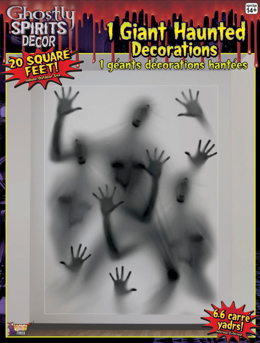 Ghostly Spirits Giant Wall Decor - costumesupercenter.com