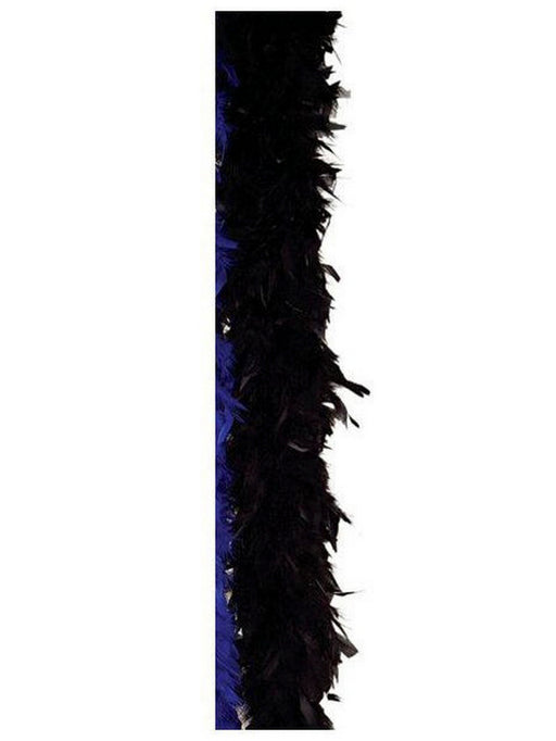 Adult Black Feather Boa - costumesupercenter.com