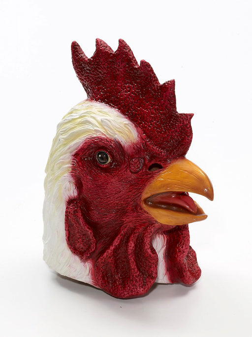 Adult Rooster Overhead Latex Mask - costumesupercenter.com