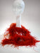 Adult Red Feather Boa - costumesupercenter.com