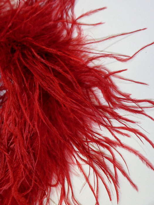 Adult Red Feather Boa - costumesupercenter.com