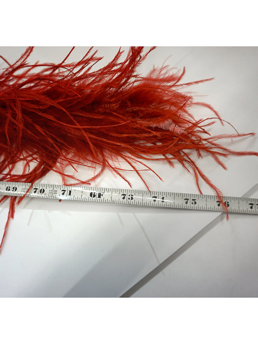 Adult Red Feather Boa - costumesupercenter.com