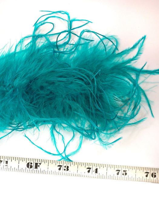 Adult Jade Feather Boa - costumesupercenter.com