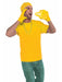 Girl's Yellow Cheerleader Kit - costumesupercenter.com