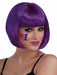 Women's Purple Bob Wig - costumesupercenter.com