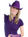 Deluxe Purple Cowboy Hat - costumesupercenter.com