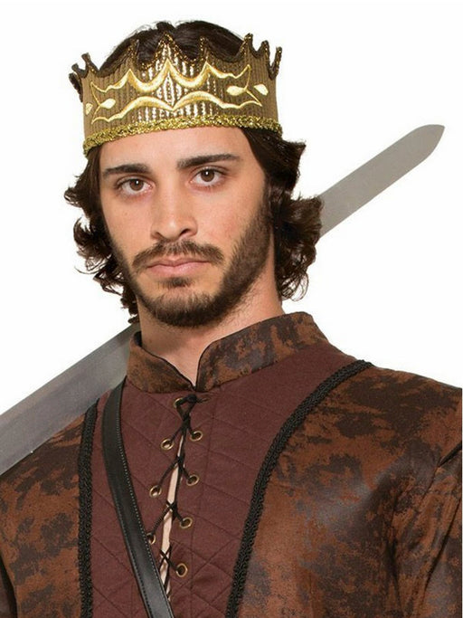 Medieval Fantasy. King's Crown-GLD - costumesupercenter.com