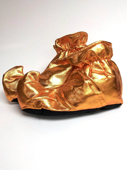 Adult Gold Metallic  Genie Shoes - costumesupercenter.com