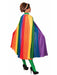 Adult Rainbow Cape - costumesupercenter.com