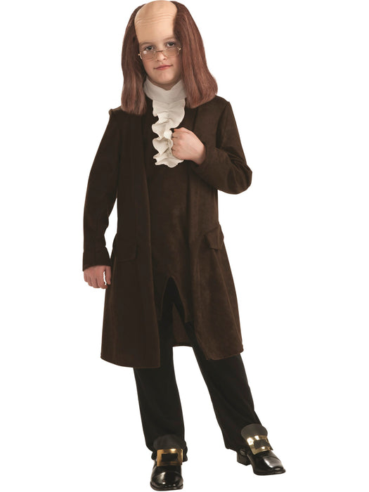 Boys Benjamin Franklin Costume - costumesupercenter.com