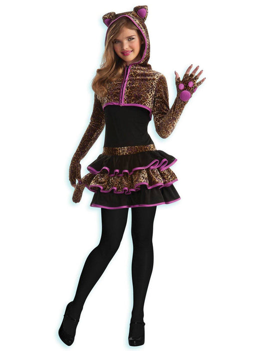 Leopard Tween Costume - costumesupercenter.com
