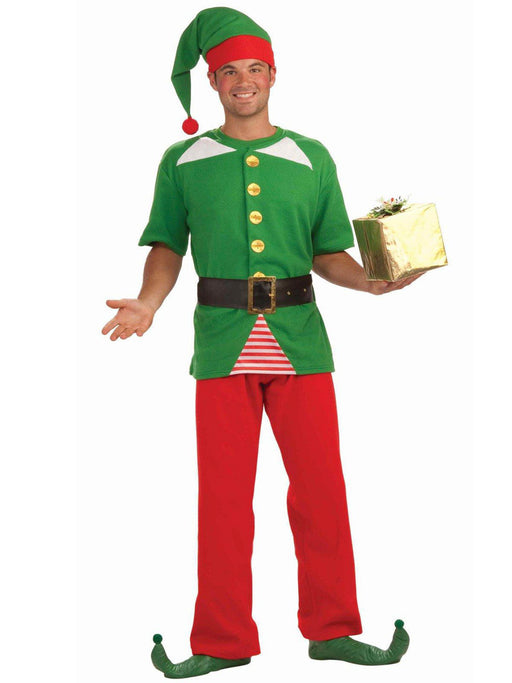 Adult Jolly Elf Costume - costumesupercenter.com
