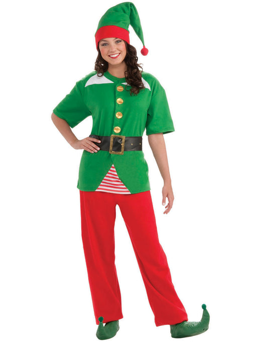 Adult Jolly Elf Costume - costumesupercenter.com