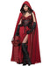 Dark Red Riding Hood Adult Costume - costumesupercenter.com