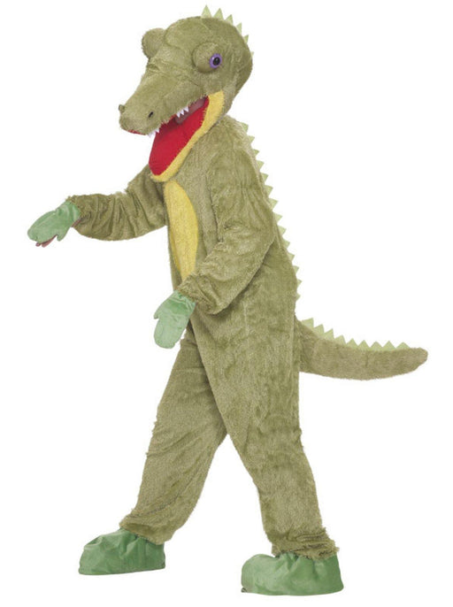 Crocodile Plush Adult Costume - costumesupercenter.com