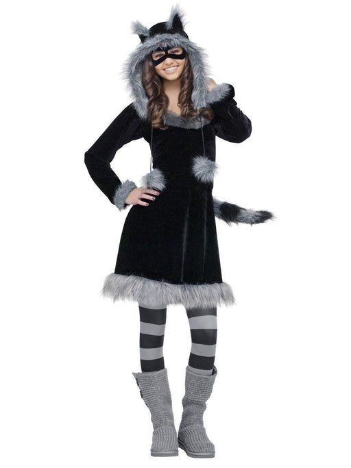 Sweet Raccoon Teen Costume - costumesupercenter.com