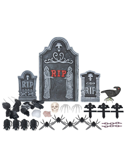 Graveyard Kit - 20 pieces - costumesupercenter.com