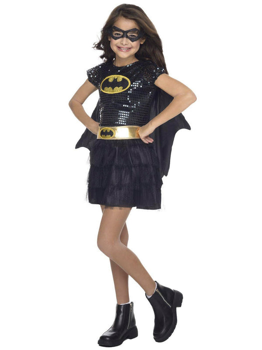 DC Comics Sequin Batgirl Costume For Toddlers - costumesupercenter.com