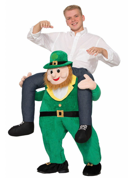 Adult Ride In St. Patrick's Day Leprechaun Costume - costumesupercenter.com