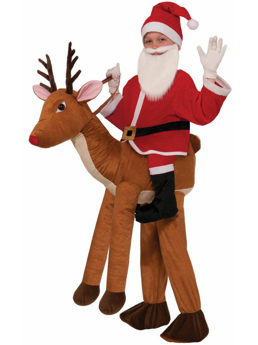 Ride a Reindeer Child Costume - costumesupercenter.com