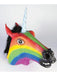 Rainbow Unicorn Latex Mask - costumesupercenter.com