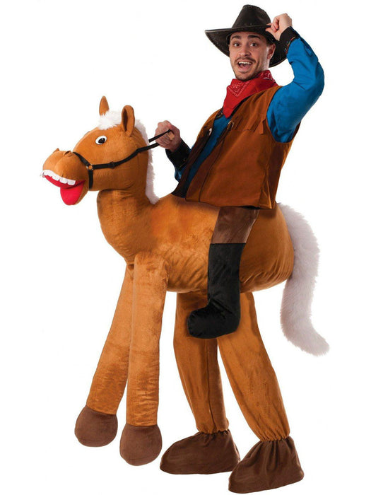Ride a Horse Pull-On Pants Adult Costume - costumesupercenter.com