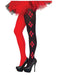 Harley Quinn Adult Tights - costumesupercenter.com