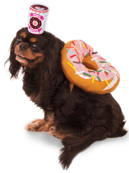 Donut and Coffee Pet Costume - costumesupercenter.com