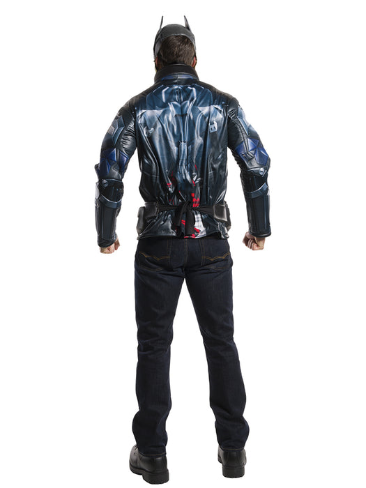 Men's Batman: Arkham City Muscle Chest Costume Top, Belt and Mask Set - costumesupercenter.com