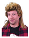 80's Blonde and Long Mullet Wig - costumesupercenter.com