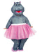 Adult Ballerina Hippo Inflatable Costume - costumesupercenter.com