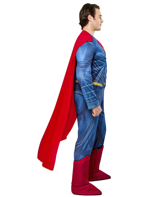 Adult Justice League Movie Superman Costume Deluxe - costumesupercenter.com