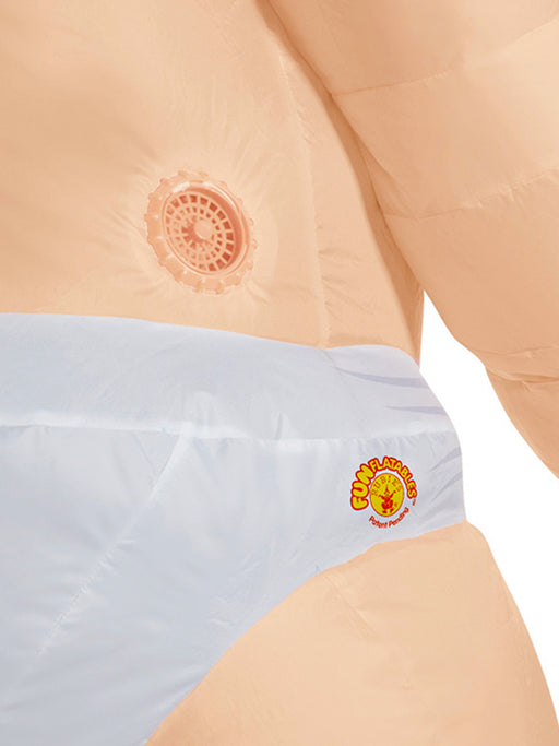 Adult Momma's Boy Big Baby Inflatable Costume - costumesupercenter.com