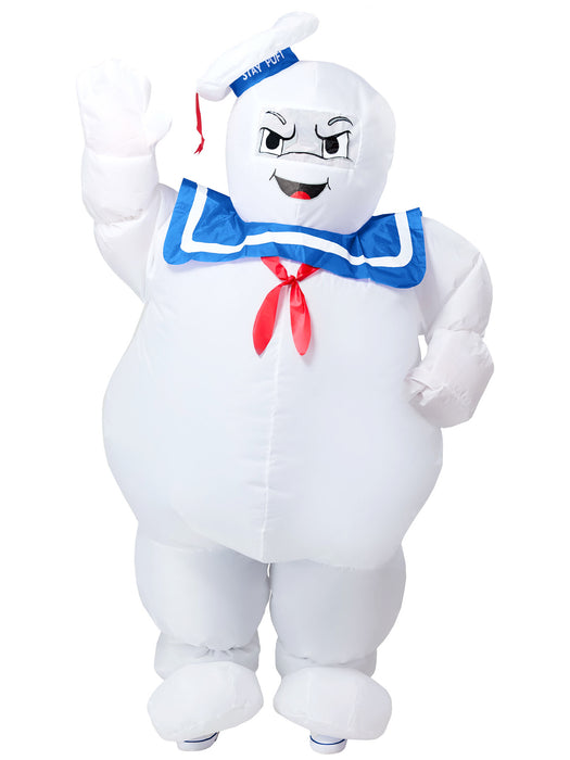Adult Ghostbusters Classic Stay Puft Marshmallow Man Inflatable Costume - costumesupercenter.com
