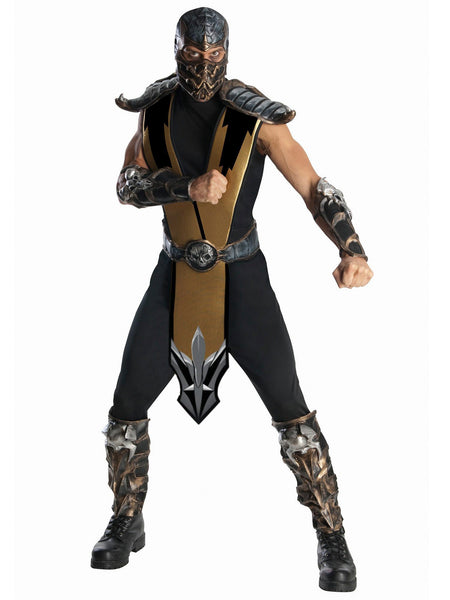 mortal kombat dress Rubies Costume Company RU880286 Men's Deluxe Scorpion Costume, Black/Gold, OS A-Line Maxi Dress Size:UK 14 (Buy Now) Once youre fully assembled Bridal Shower Blue Maid