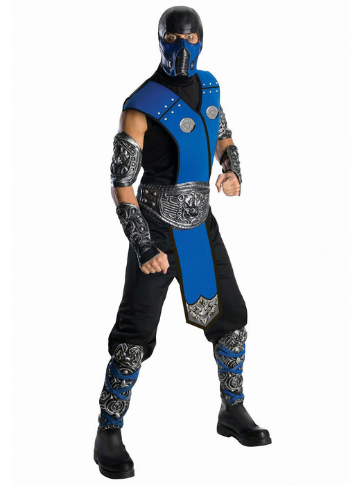 Men's Mortal Kombat Subzero Costume - Deluxe - costumesupercenter.com