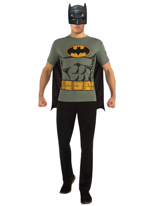 Batman T-Shirt Adult Costume Kit - costumesupercenter.com