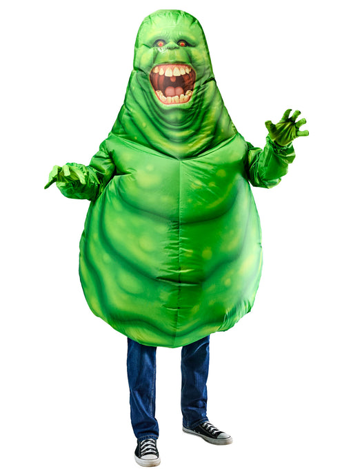 Adult Ghostbusters Classic Slimer Inflatable Costume - costumesupercenter.com