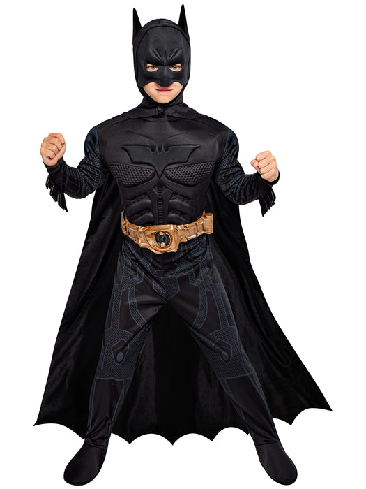 Batman The Dark Knight Rises Deluxe Muscle Chest Child Costume - costumesupercenter.com