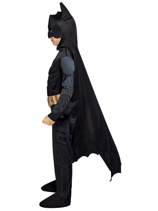 Batman The Dark Knight Rises Deluxe Muscle Chest Child Costume - costumesupercenter.com