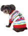 Ugly Christmas Sweater with Candy Canes Pet Costume - costumesupercenter.com