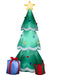 Airblown 6.5 Ft Christmas Tree with Presents - costumesupercenter.com