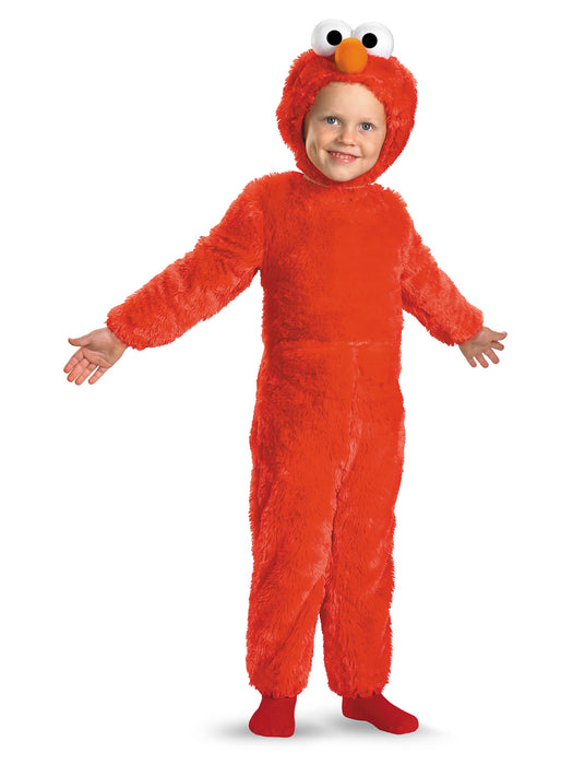 Kids Elmo Plush Costume Deluxe - costumesupercenter.com