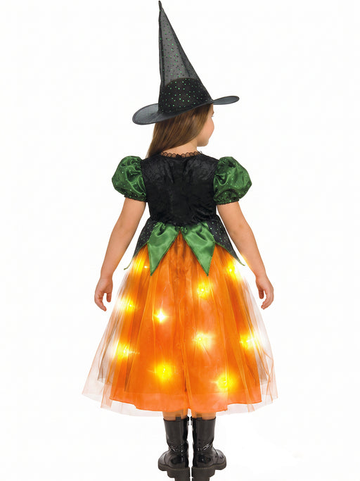 Girls' Light-Up Twinkle Witch Costume - costumesupercenter.com