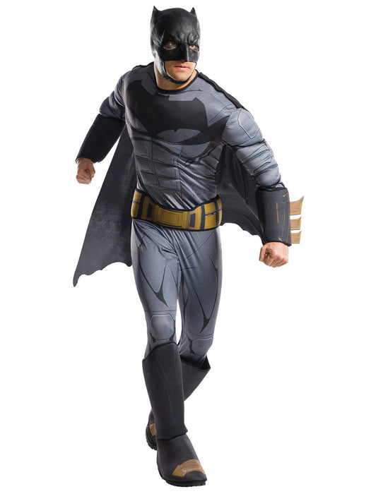 Adult Justice League Movie Batman Costume Deluxe - costumesupercenter.com