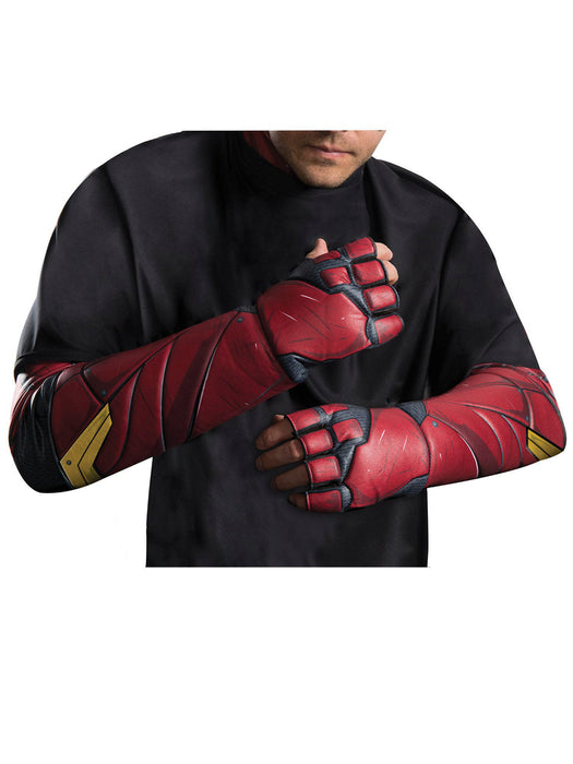 Adult Justice League Movie - Flash Gloves- - costumesupercenter.com
