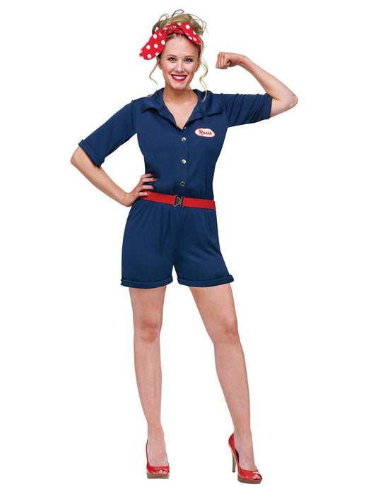 Adult Rosie the Riveter Costume - costumesupercenter.com